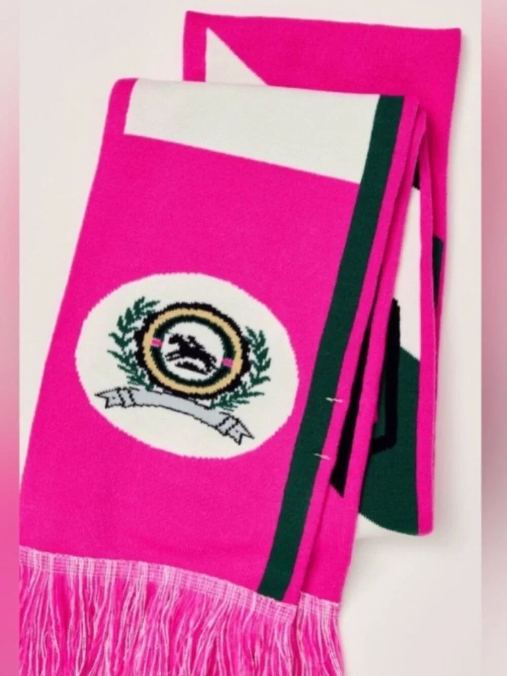 Free People Movement Big League Reversible Hot Pink‎ Winter Colorful Scarf - NEW
